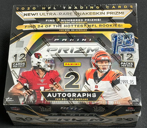 2020 Panini Prizm Football Hobby Box - 1st Off The Line FOTL