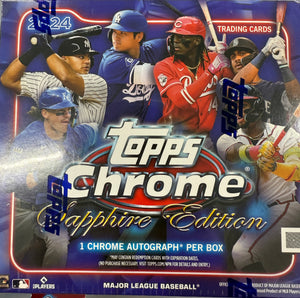 2024 Topps Chrome Sapphire Edition Baseball Hobby Box