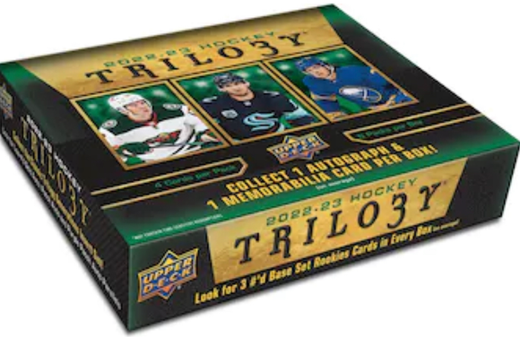 2022/23 Upper Deck Trilogy Hockey Hobby Box