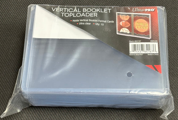 Ultra Pro Vertical Booklet Toploaders