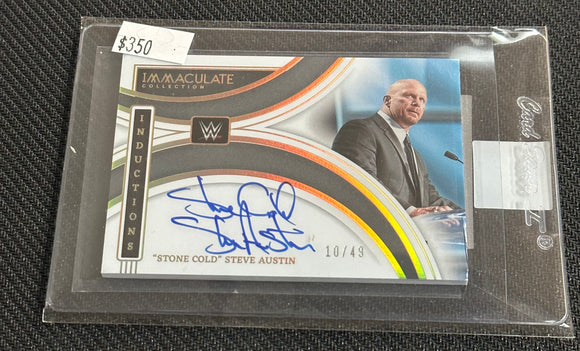 2022 Immaculate Inductions Stone Cold Steve Austin Auto /49