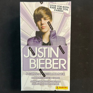 2010 Panini Justin Bieber 9 Pack Blaster Box
