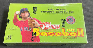 2022 Topps Heritage Minor League Baseball Hobby Box