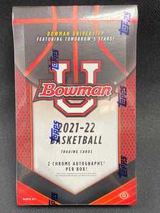 2021-22 Bowman University Basketball Hobby Box