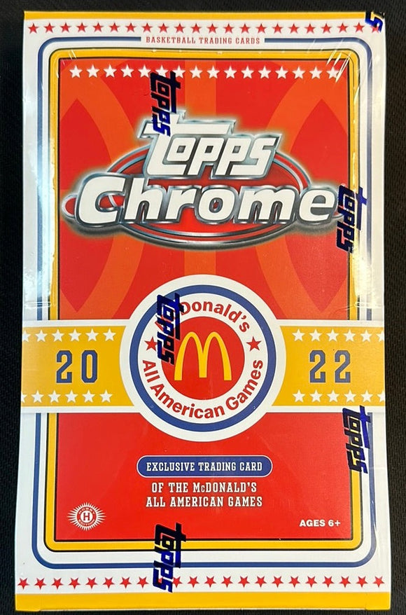 2025 Topps Chrome McDonald's All American Basketball Hobby Box GSC