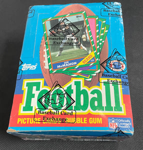 1986 Topps Football BBCE Certified Wax Box