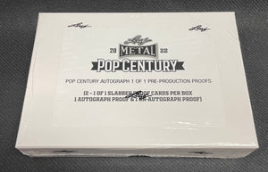 2022 Leaf Metal Pop Century 1/1 Pre-Production Proof Hobby Box