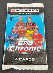 2021/22 Topps Chrome Bundesliga Soccer Hobby Pack