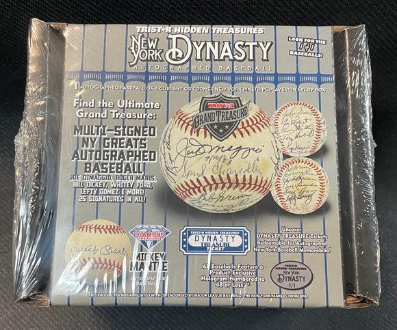 2021 Tristar Autographed Baseball NY Dynasty Edition Box