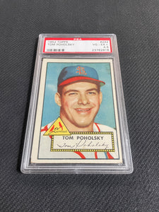 1952 Topps PSA 4.5 Tom Poholsky #242